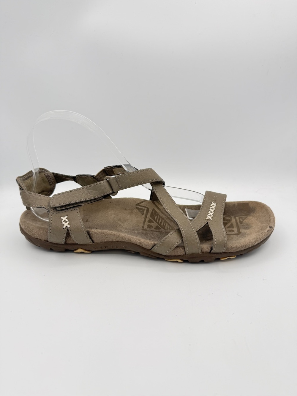 Merrell Sandspur Rose Leather Sandals Brown Outdoor 9
